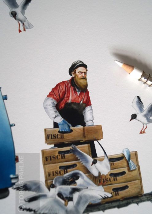 Fishmonger North Sea with Tempo Hanseat