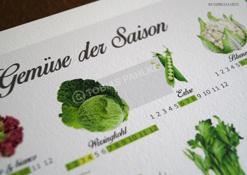 Seasonal vegetables - detail 1