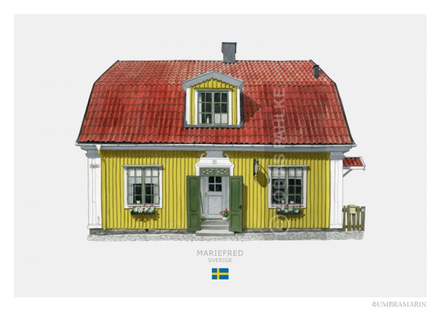 Mariefred the yellow house 2