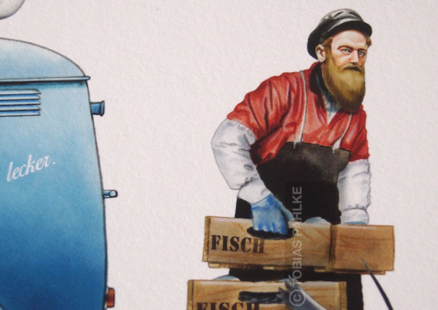 Fischhändler Nordsee mit Tempo Hanseat 5