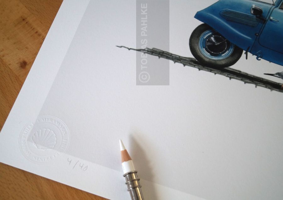 Fischhändler Ostsee mit Tempo Hanseat